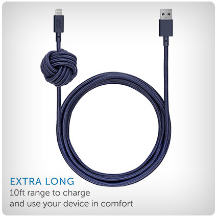 Charging Cable with Weighted Knot