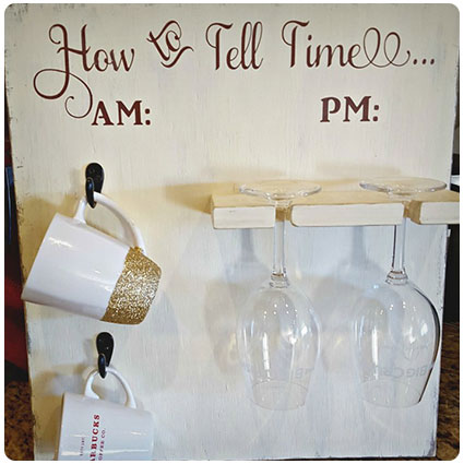 Diy Coffee and Wine Sign Gift