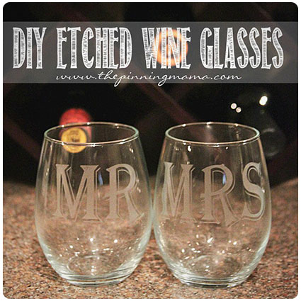 Diy Etched Wine Glasses