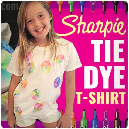 Diy Sharpie Tie Dye T-Shirt