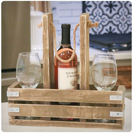 Diy Wine Caddy and YouTube Video