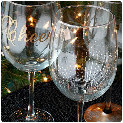 Diy Wine Glasses with Sharpies!