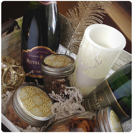 Diy Wine and Snack Gift Basket