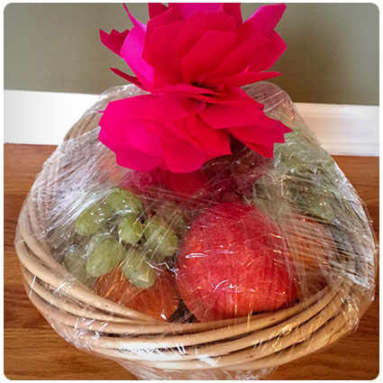 Easy Diy Fruit Basket Homemade Gift Idea