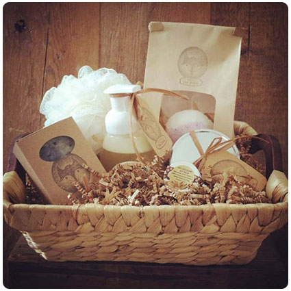 Farm Spa Gift Basket