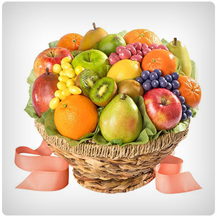 Fresh Fruit and Gourmet Chocolates Basket