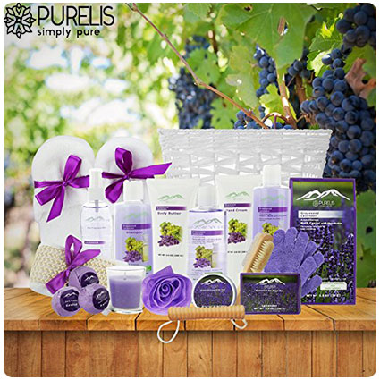 Gourmet Spa Gift Basket with Essential Oils