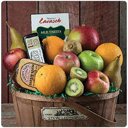 Jumbo Cheese & Fruit Gourmet Gift Basket