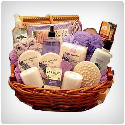 Luxurious Lavender Delight Spa Gift Basket