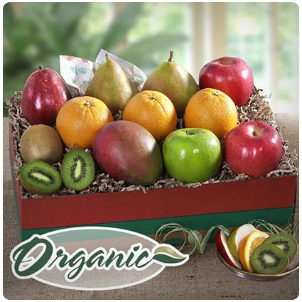 Organic Golden State Deluxe Fruit Collection Gift