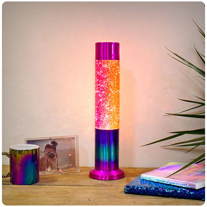 Rainbow Glitter Lava Lamp