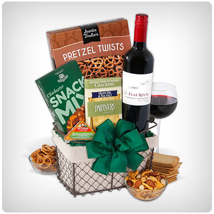 Red Wine Countryside Gift Basket