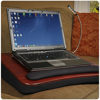 Sofia + Sam Memory Foam Lap Desk with USB Light