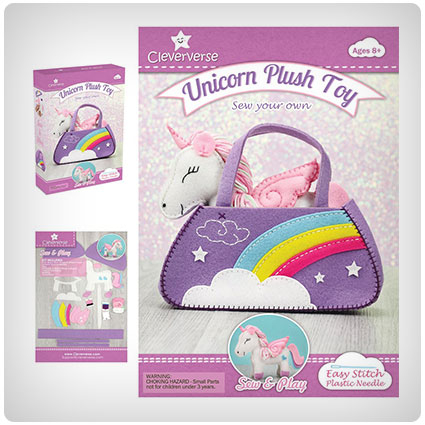 Unicorn Plush Toy Sewing Kit for Girls