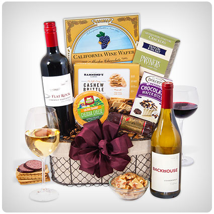 Wine Party Picnic Gift Basket