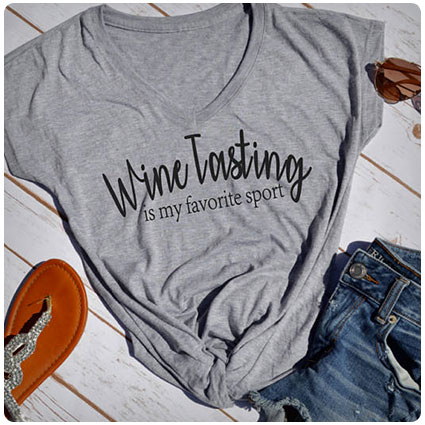 Wine Tasting Is My Favorite Sport T-Shirt