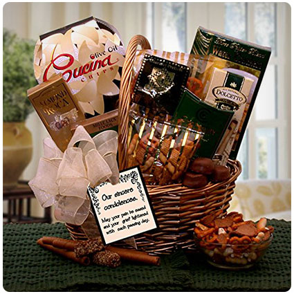 With Deepest Sympathy Gift Basket