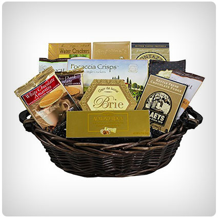 With Heartfelt Sympathy Gourmet Food Gift Basket