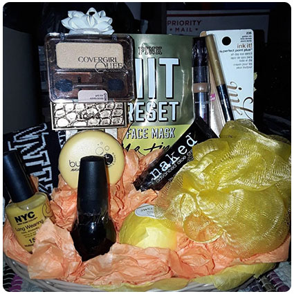 Yellow Beauty Spa Gift Basket