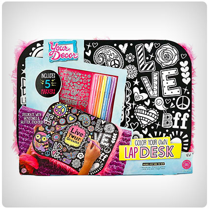 Your Decor Color Your Own Doodle Lap Desk Kit