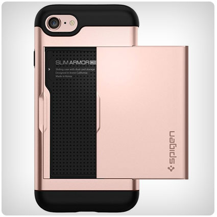Spigen Slim Armor iPhone Case with Card Slot Holder