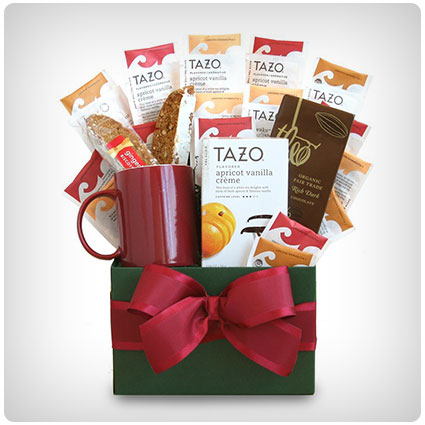 California Delicious Tazo Tea Temptations Gift Basket