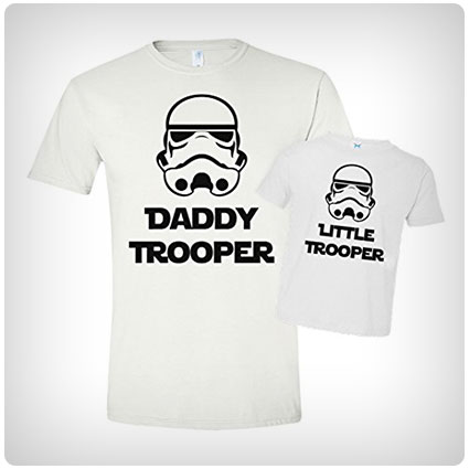 Daddy Trooper and Little Trooper Star Wars T-Shirt Set