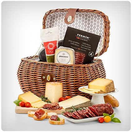 Deluxe Cured Meats and Imported Cheese Gift