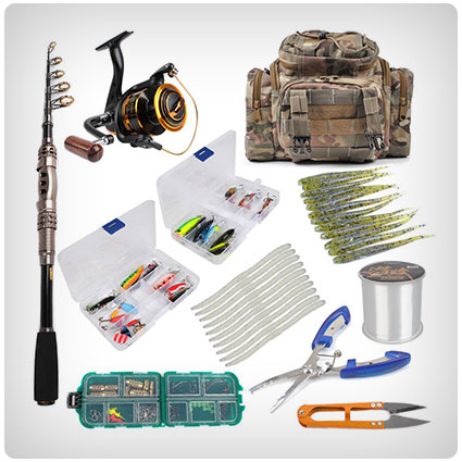 Dr.Fish Fishing Rod and Reel Package