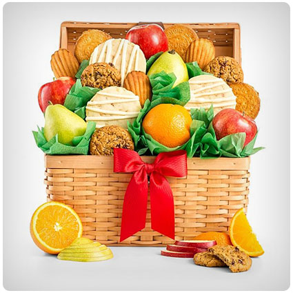 Fresh Fruit and Cookies Basket