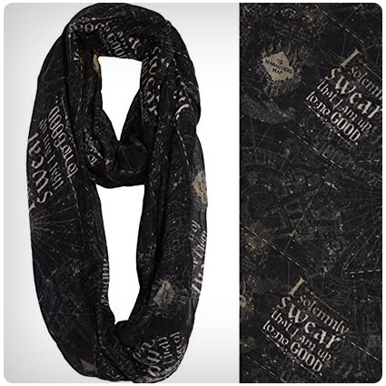Harry Potter Map Infinity Fashion Scarf