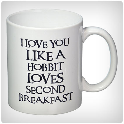 I Love You Like A Hobbit Loves Second Breakfast Mug