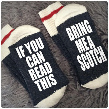 If You Can Read This Bring Me A Scotch Socks
