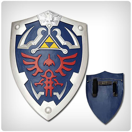 Link Hylian Zelda Shield with Grip & Handle