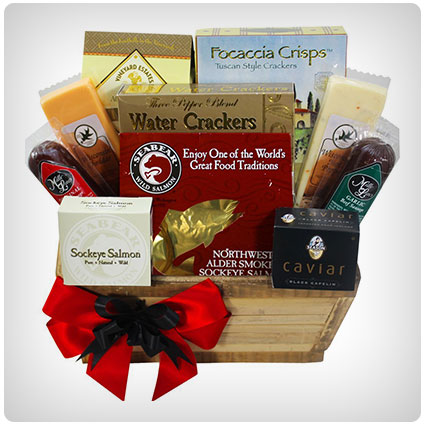 Meat and Cheese Lovers Gourmet Food Gift Basket