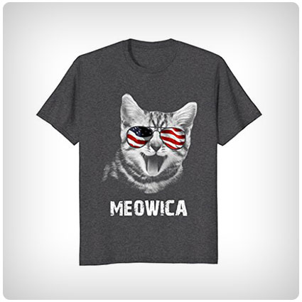 Meowica USA Cat T-Shirt
