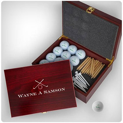 Personalized Golf Balls With Personalized Case