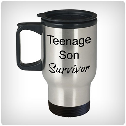 Teenage Son Survivor Travel Mug