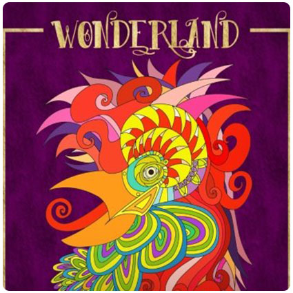 Wonderland: A Fantasy Adult Coloring Book