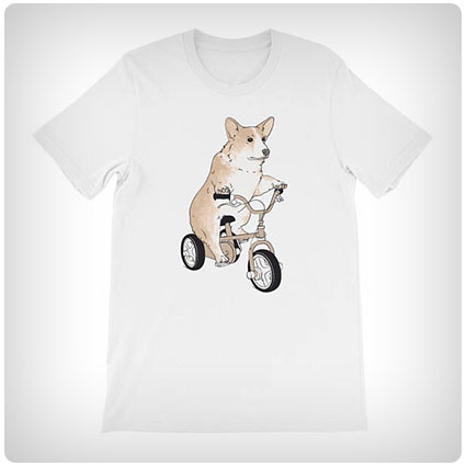 Corgi On A Trike T-shirt