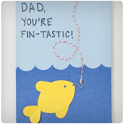 Diy Fin-Tastic Fishy Father's Day Card