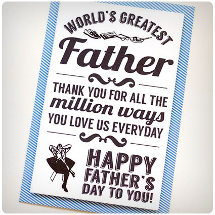 Diy Printable Father's Day Card