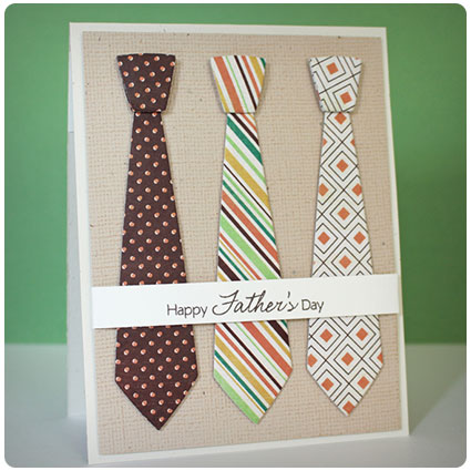 Diy Tie Father's Day Card