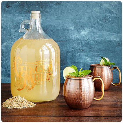 Ginger Beer Making Kit With Copper Mule Mugs