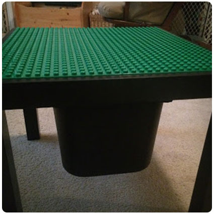 How to Build a Lego Table from Ikea Lack Table