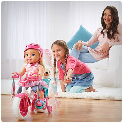 Little Mommy Learn to Ride Doll