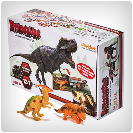 Prextex Realistic Looking Dinosaur Pack