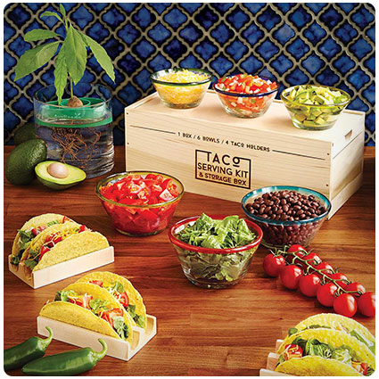 Taco Serving Kit And Storage Box