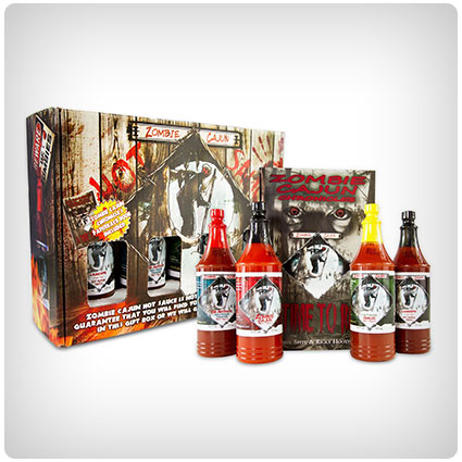 Zombie Cajun Hot Sauce Gift Set