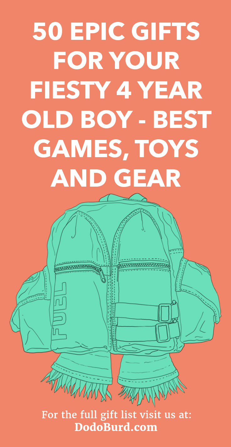 A list of quality gifts for 4 year old boys that will spark and maintain interest.